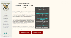 Desktop Screenshot of coltsneckgolfclub.com